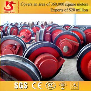 Quality Chinese manufactured forged heavy duty gantry crane wheels wholesale