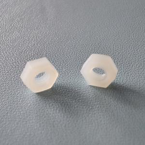 Quality PEEK Plastic Hardware Products PTFE PP PPS PVC Nylon M4 Hexagon Nut wholesale