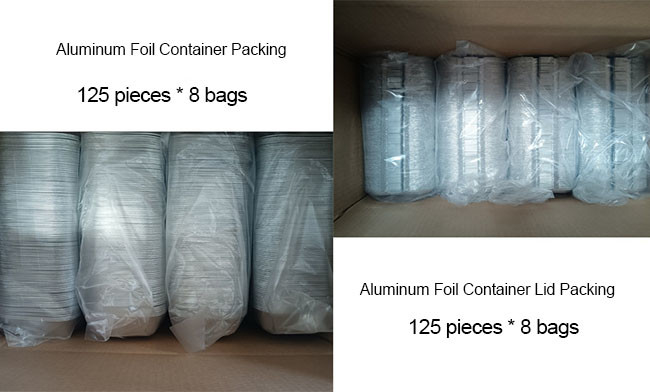 280ml 300ml Airline Aluminum Foil Catering Contianer Oblong Oven-Safe