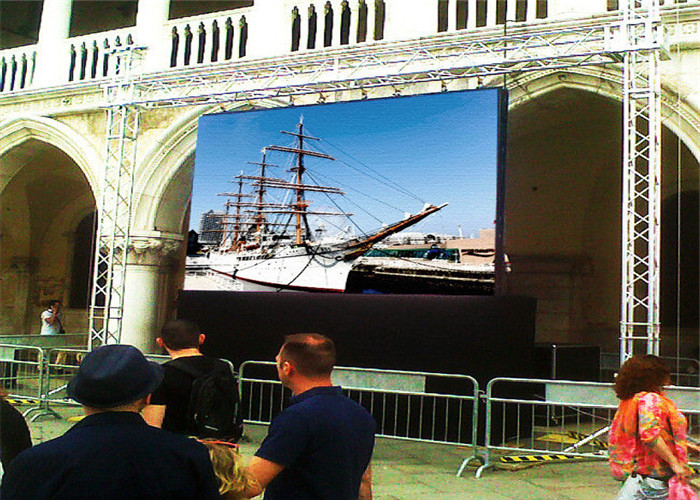 Full Color Led Backdrop Screen Rental P3.91 Square Led Display With Aluminum Frame