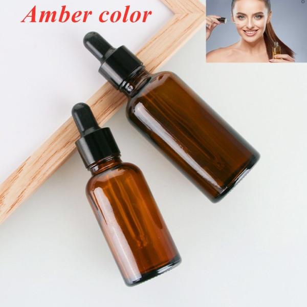 Cheap Cosmetics Skin Care 10ml 20ml 30ml 50ml 100ml Empty Round Essential Oil Glass Dropper Bottle for sale