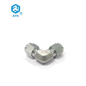 Quality 3000psig Ss316 1/4'' Ferrule OD Equal Elbow Gas Tube Fitting wholesale