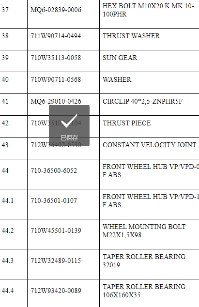 710W96501-0843 42*58*7 Sinotruk SITRAK C7H truck rear camshaft oil seal for DHL FEDEX TNT EMS UPS shipment