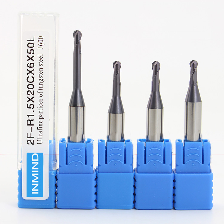 HRC55 Long Neck Ball Nose End Mill