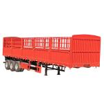 3 Axle Fence Cargo Truck Semi Trailer With Jost E100 Landing Gear And 1840mm