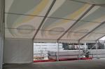 Premium Large Outdoor Storage Tents Fire Retardant Covers High Load Wind