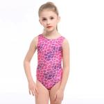 Playful Girls Swimming Suits Printed Conjoined Girls Swimwear Swimming Trains