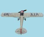 PU Leather Resin Vintage Airplane Model Plywood Frame For Decor Decoration