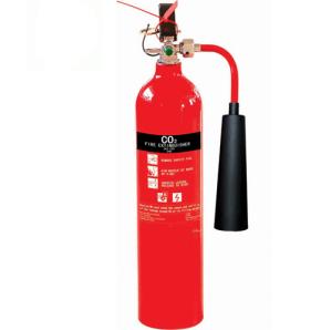 Quality Portable Carbon Dioxide Fire Extinguisher 2kg Red With Metal Valve Construction wholesale