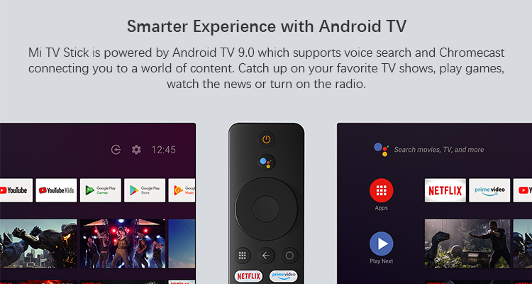 Xiaomi Mi Stick Android 9.0 Quad-core Assistant Netflix Xiaomi Mi Stick TV