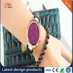 Wholesale Women's Watches PU Watch Band Alloy Case PU Watches Color Dial with
