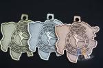 Novelty Custom Bespoke Running Medals Zinc Alloy , Iron , Brass Material