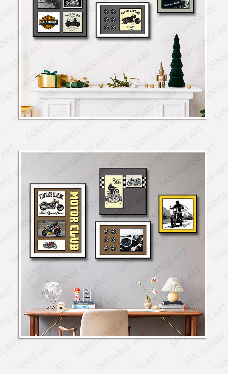 Modern Design Three-dimensional Real Object Decorative Painting for Children's Bedroom