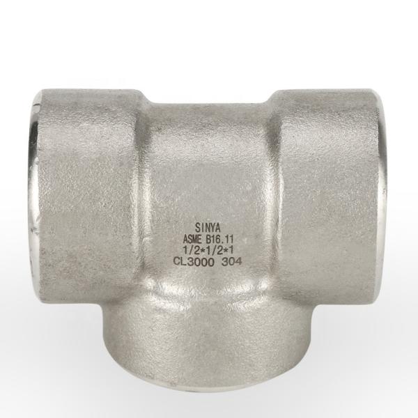 Cheap Asme B16.11 Socket Weld Pipe Fittings 2000# 3000# 6000# 9000# Tee for sale