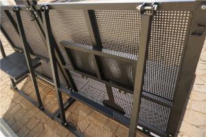 Quality Foldable Event Barricade Rental Steel Barricades Crowd Control Electrostatic Coating wholesale