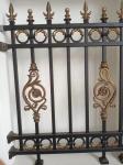 Decorative Security Spear Top Ornamental Aluminum Fence Powder Coated Welded