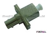 Metal Hybrid LC To ST Fiber Adapter , LC To ST Coupler Two Pieces Assembled