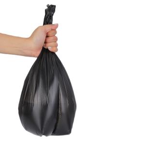 Quality Black HDPE/LDPE/LLDPE Strong Star Sealed Garbage Bags for Office Waste Basket Liners wholesale