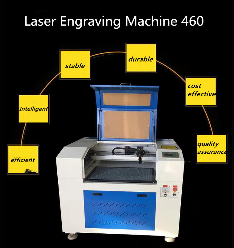 small size laser 60w 80w reci 4060 6040 460 640 laser engraving machine and laser cutting machine