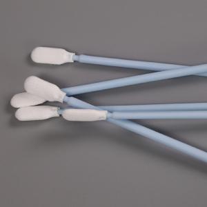Quality 100mm Microfiber Polyester Tipped Swabs No Chemical Reaction Cleanroom Swab wholesale