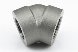 Quality 45 Degree Male Threaded Elbow , ASTM A182 F53 Steel Gas Pipe Fittings ASME B16 11 wholesale