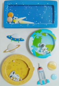 Quality Silk Printing Vintage Toy Stickers Paper + PVC Puffy + Rhinestones + PET Material wholesale