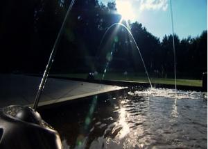 Quality Colorful Laminar 1m Water Dancing Jumping Fountain Jets wholesale