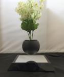 square base rotating magnetic floating levitate air bonsai flowerpot pot