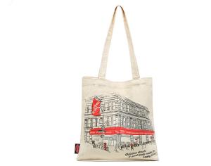 Quality Practical White 12oz Cotton Shopping Bag wholesale