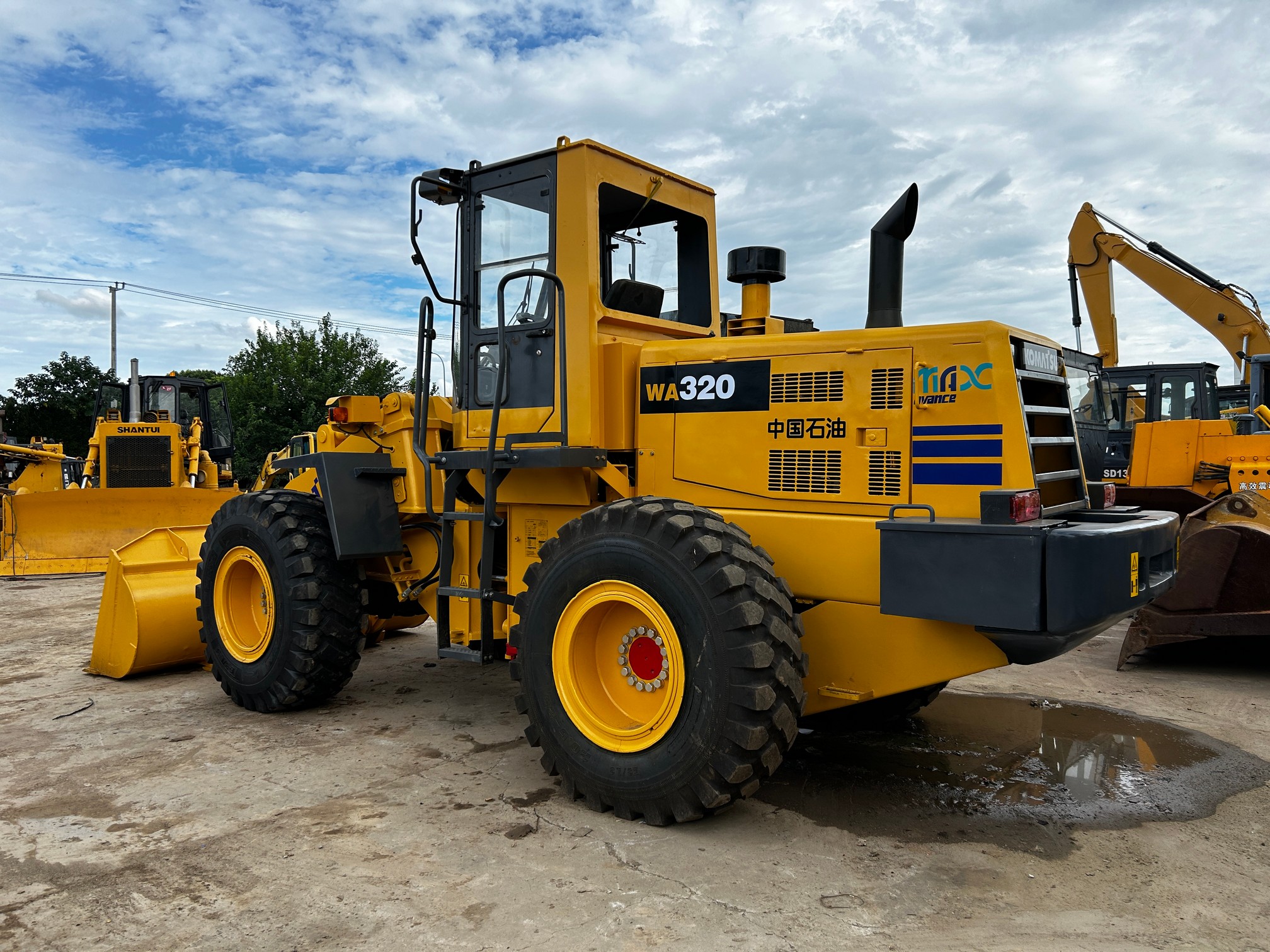 WA380 Komatsu Front Loader Used Front End Loader 10 Tonne 70KW