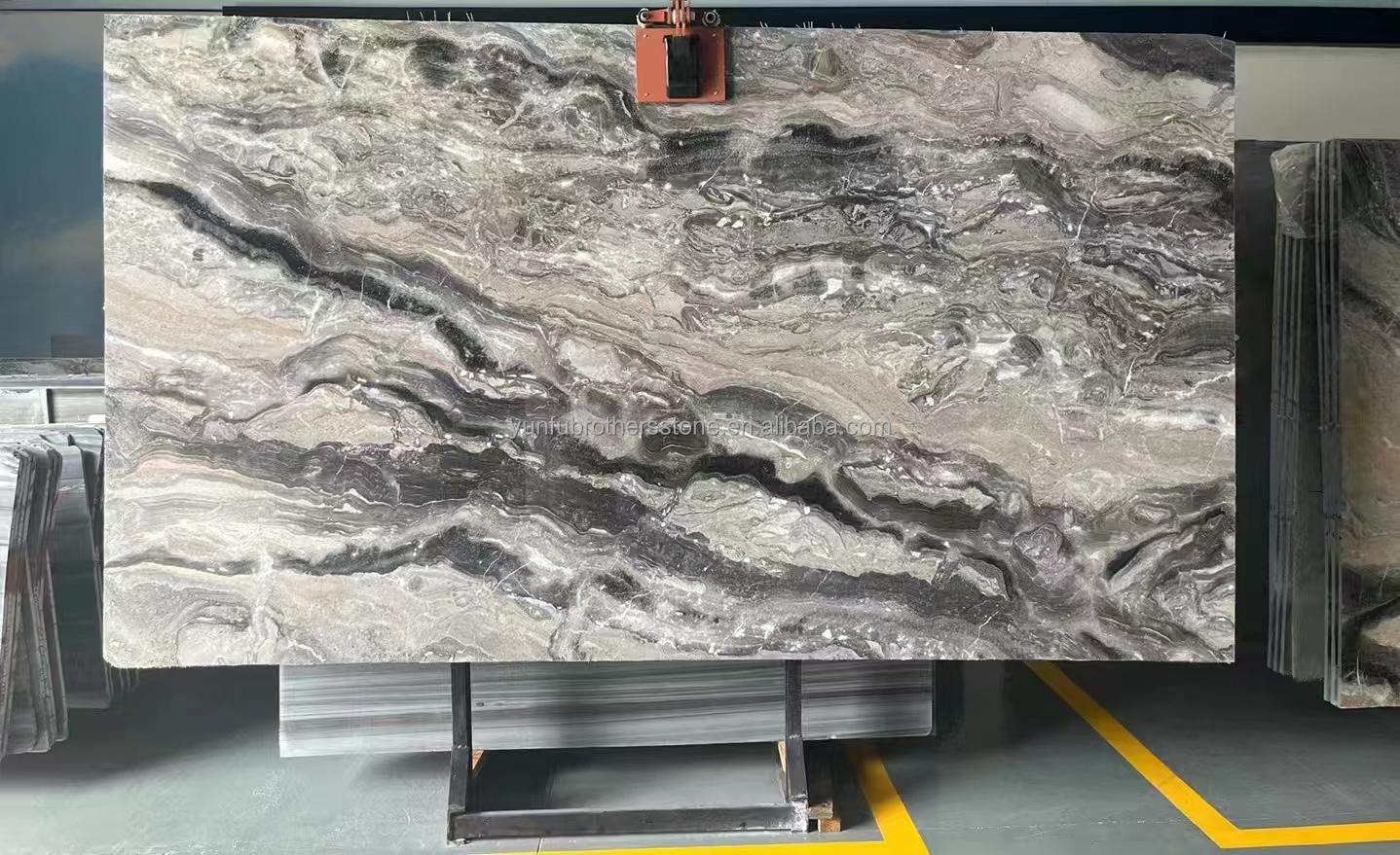 Venice Brown Calcite Stone Ideal for Round Dining Table Set and Home Furniture