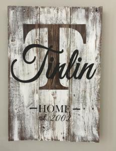 Quality Home Decorative Wooden Wall Plaques , Wall Sign Sayings 30 X 40 Cm Size wholesale