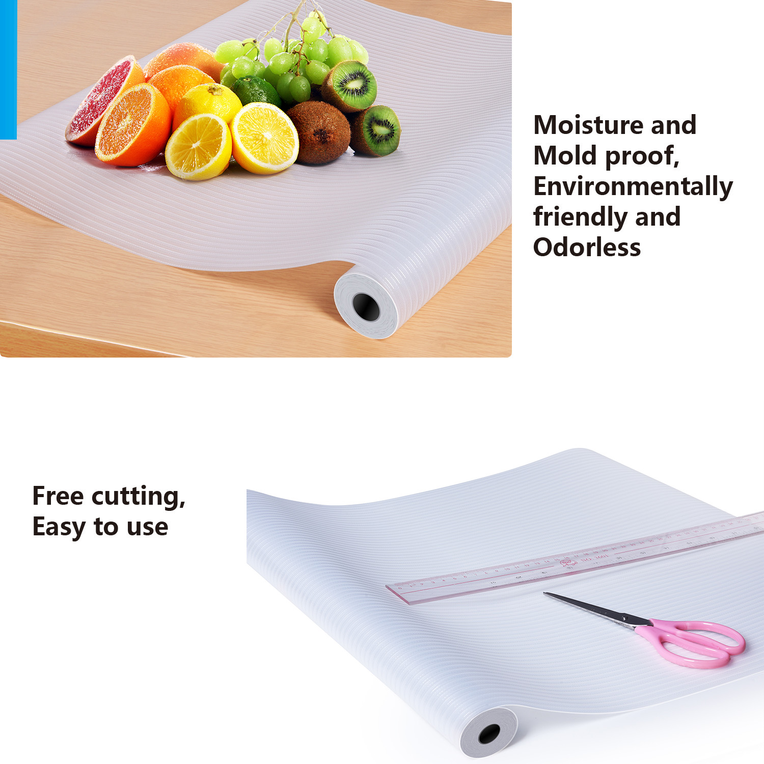 Waterproof Kitchen Table Mat Sustainable Placemats for Non Slip Cupboard Drawer Liners