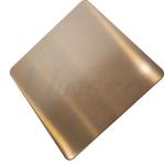 Satin Red Copper Hairline Stainless Steel Sheet 316l Finished AFP Ornamental New