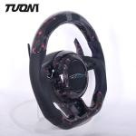 Audi A3 A4 A5 A6 A7 Forged Carbon Fiber Steering Wheel LED Perforated Leather