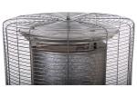 Outdoor free standing Silver Stainless Steel Propane Patio Heater