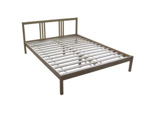 Quality modern double bed pine wood wholesale