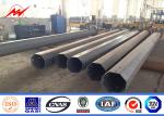 Iso Bv 3mm Thickness Steel Tubular Pole With Bitumen Surface