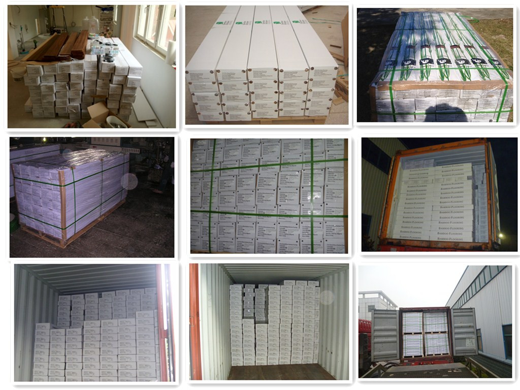 Natural Beauty Bamboo Floor Tiles 100% Bamboo Flooring For Interiors