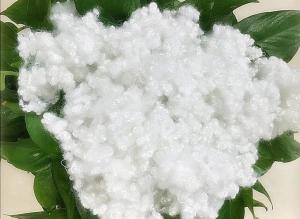 Quality Recycled Hollow Conjugated Siliconized Polyester Fiber HCS 7D / 15D 64mm For Filling wholesale