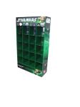 Green Cardboard Clothing Display , Durable Corrugated Pallet Displays