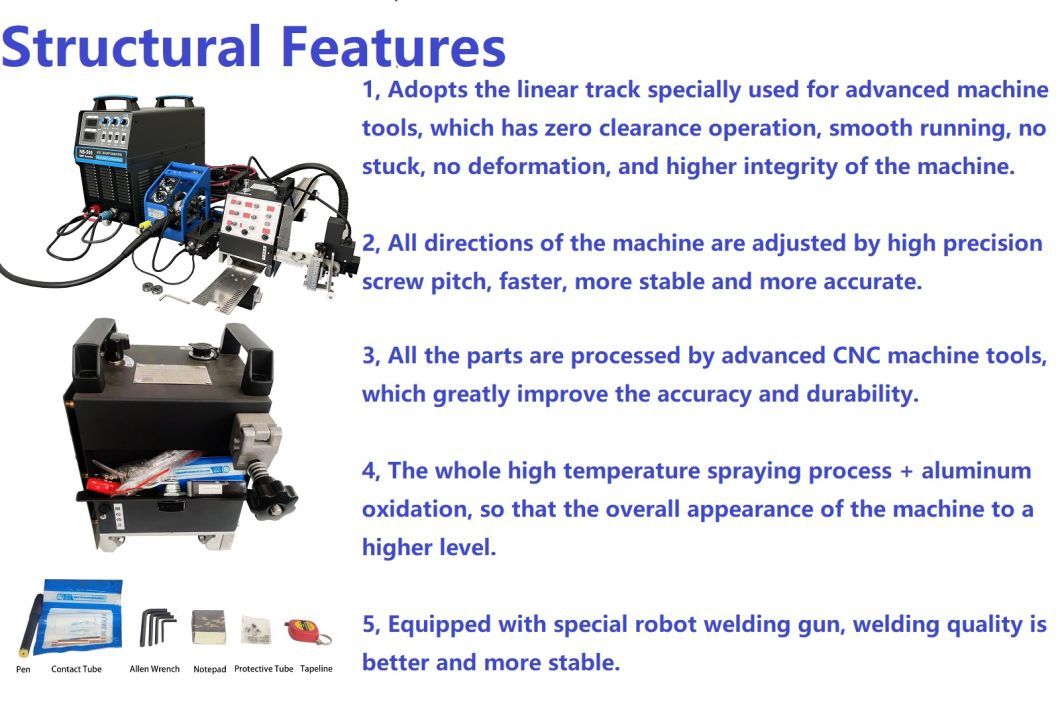 Portable Simple Tank Welding Machine with Rail for Tank Construction Machinery