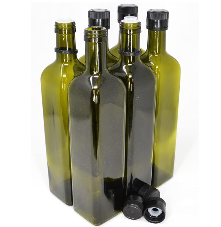 Customized Size Glass Olive Oil Bottle for Hair Oil 100ml 250ml 375ml 500ml 750ml 1000ml