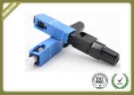 3.0mm Fiber Optic Accessories SC / UPC FTTH Quick Connect Fiber Optic Connectors