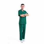 scrub suit uniform Hospital Uniforms Medical Scrubs Nurse Short Sleeve Top