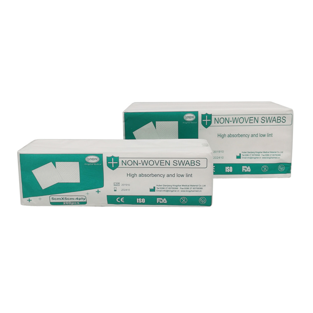 Disposable 4ply 7.5cmX7.5cm Non Woven Sponges
