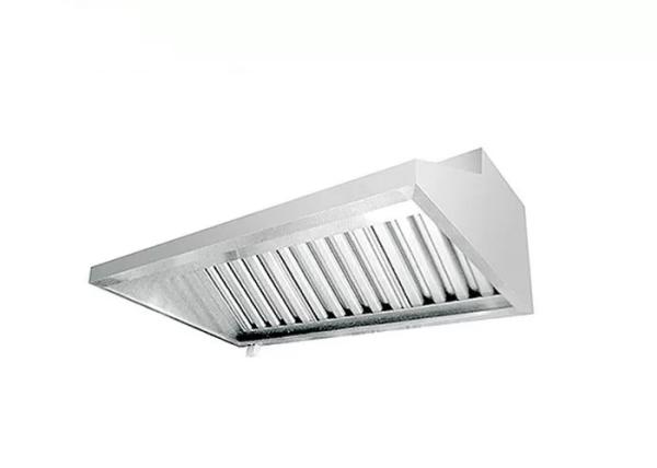 Natural Commercial Restaurant Hood , Heavy Duty Stainless Steel Kitchen Exhaust