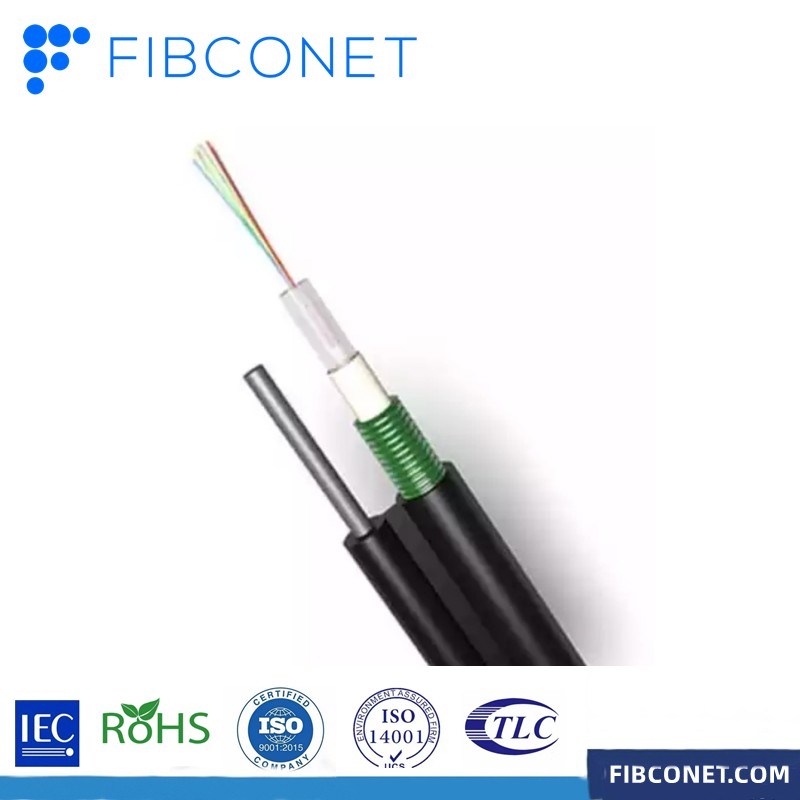 FTTH Aerial 8-Figure Outdoor Round Single Mode Fiber Optic Cable for Easy Installation
