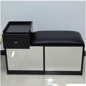 Quality Black Knock Down Package Space Saving Entryway Shoe Bench wholesale