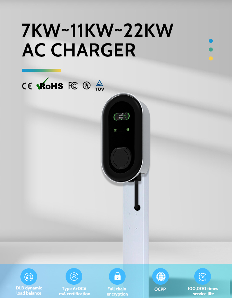 Point to Point RS485 Ev Charging Station for ID4 Volkswagen and KIWI LCD Mini Ev Car